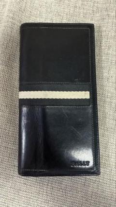 【未使用保管品】バリー 二つ折り財布 札入れ レザー Bロゴ金具 ブラック Bally 新品 BALLY バリー 二つ折り 札入れ 財布 レザー ブラック