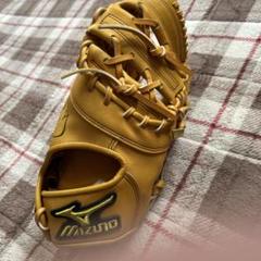 2025年新作アイテムが続々登場 Mizuno 硬式グローブ イエロー 楽天イーグルス山崎武志選手 グローブ