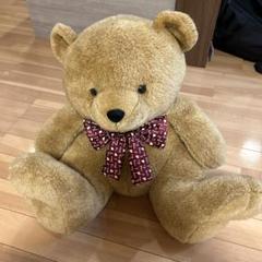 茶色いクマのぬいぐるみリボン付き、可愛い白いウサちゃん、クッションぬいぐるみ3体 茶色いクマのぬいぐるみリボン付き、可愛い白いウサちゃん