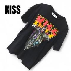 【美品】KISS グラフィックプリント Tシャツ L ブラック