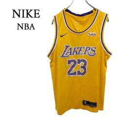 NIKE NBA レイカーズ ゲームシャツ タンクトップ NBA ロサンゼルスレイカーズ34 ゲームシャツ バスケットボール
