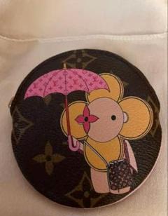 LOUIS VUITTON 長傘 黒とピンク花柄 LOUIS VUITTON Monogram Cherry Blossom Parasol Parapluie