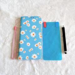 Xiaomi Redmi Note 9S ケース 花柄 フィルム ペン 付き