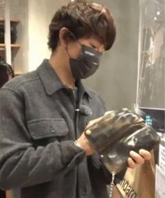 テンダーロイン　黒レザー 二つ折り長財布