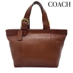 COACH オールドコーチ ヴィンテージ レザー トートバッグ レディース 茶色