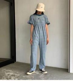 サロペット・オーバーオール・オールインワン holiday super fine border baby suits holiday SUPER FINE BORDER BABY SUITS サロペット