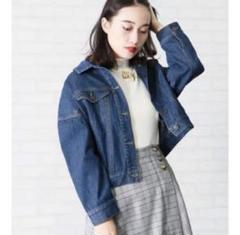 &g'aime アンジェム　デニムジャケット　Gジャン　ほぼ新品未使用　美品 2025年最新】アンジェム Gジャン・デニムジャケット