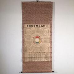 No4141 掛軸　印刷　杉山式農業経営法　気象応用杉山式農業羅針盤　送料無料 No4141 掛軸 印刷 杉山式農業経営法 気象応用杉山式農業羅針盤