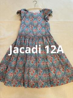 Jacadi リバティ柄 半袖ワンピース 12A