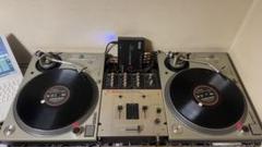 Technics SL-1200MK5 ターンテーブル shure m44g ② Technics SL 1200 MK5 SHURE M44Gおまけ付