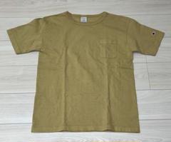 USA製 CHAMPION T1011 ポケT ベージュ M 美品