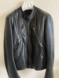 魅力の Margiela/マルジェラ/ハの字レザーライダース/25 Maison - ライダースジャケット