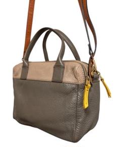 fossil フォッシル　レイチェル　トートバッグ　レザー　グレー　グレージュ fossil フォッシル レイチェル トートバッグ レザー グレー