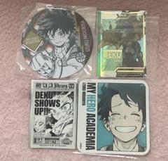 ヒロアカ原画展 入場特典等 ジャンプ喫茶 緑谷出久 志村天狐5点セット