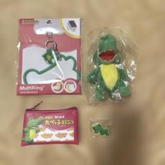 たべっ子どうぶつ スマホマルチリング クリアポーチ セット わにくん 中村海人 たべっ子どうぶつ スマホマルチリング プレミアムマスコット わ