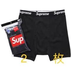 ミイ様　新品未使用　Supreme ボクサーパンツ　M　黒 白　各2枚 Supreme ボクサーパンツ S 2枚 黒 - メルカリ