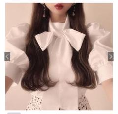 【新品未使用】GRL‼️リボン付きブラウス