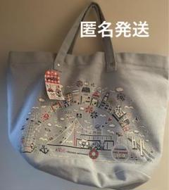タグ付き　未使用　横浜　元町　アリス　トートバック　水色
