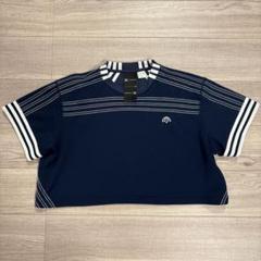 【希少コラボ】アレキサンダーワン×アディダス☆ワッペンロゴ入りクロップドTシャツ 希少コラボ】アレキサンダーワン×アディダス☆ワッペンロゴ入り