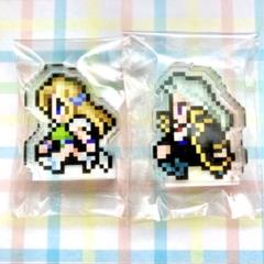 FF ピクセルリマスターアクリルスタンドFF6セリス セッツァー