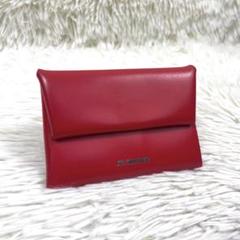 美品希少】JILSANDER ジルサンダー レザー コインケース レッド レディース