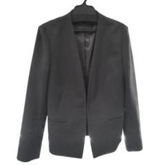 【美品】グリーンレーベルリラクシング ノーカラースーツ セットアップ 麻混 40 UNITED ARROWS green label relaxing - 本日限り限定特価