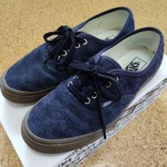 vans authentic ネイビー スエード 27cm