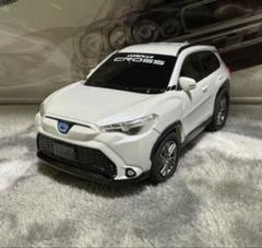 トヨタカローラクロスミニカー後期型　新品未開封 トヨタ 新型カローラクロス ミニカー カラーサンプル アッシュ