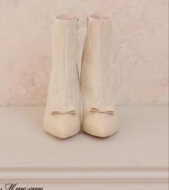 m me eme Dot tulle short boots