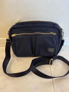 PORTER 藍染　ショルダーバッグ　ポシェット 美品 ポーター 藍染 2wayバッグ ショルダーバッグ ウエスト