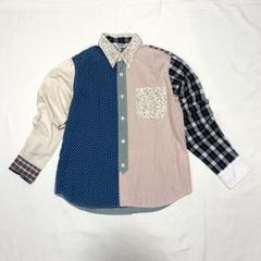 ビームスボーイ　クレイジーパターン　ブラウス　コットン
