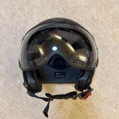 希少アルファALPHAオリーブグリーン ジェットヘルメットバイク用