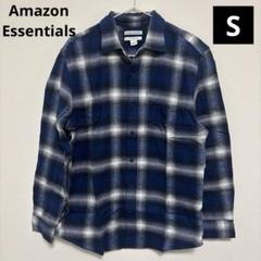 Amazon Essentials Sサイズ フランネルシャツ 長袖 メンズ