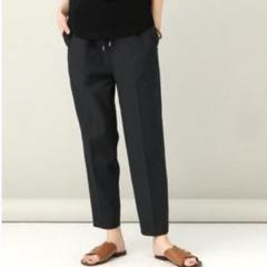 美品　Curensology　カレンソロジー　イージーパンツ　リネン混　38 美品 Curensology カレンソロジー イージーパンツ リネン混 38