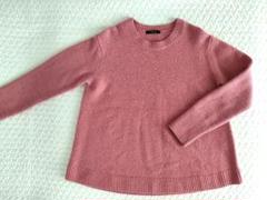 カシミヤ混ニット　セーター　ピンク
