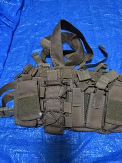 自家製　M16/M4 STANAGマガジン用　チェストリグ　ウッドランド迷彩 自家製 M16/M4 STANAGマガジン用 チェストリグ ウッドランド迷彩