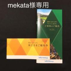 西武ホールディングス 株主優待券