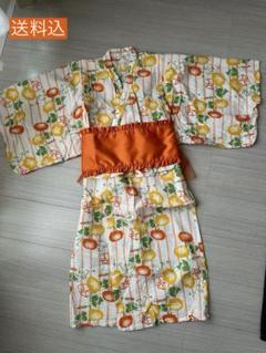 ★美品★Ampersand★朝顔柄セパレート浴衣★140cm★