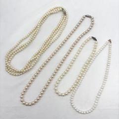 k18 アコヤ 真珠 パール セット 全て silver 金具