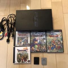 【ドラクエセット】プレステ2 + メモリーカード＋ドラクエⅣ,Ⅴ,Ⅶ,Ⅷ