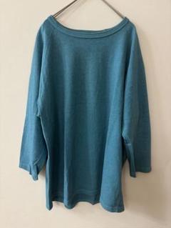 gowest Tシャツ　ターコイズブルー　シミありのサムネイル