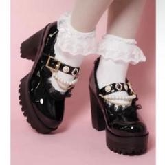 再値下げ♪新品！ロジータ★ビジューストラップヒールパンプスXL大きいサイズ 再値下げ♪新品！ロジータ☆ビジューストラップヒールパンプスXL