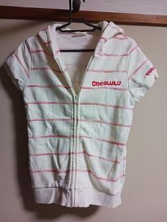 COCOLULU 半袖パーカー ピンク色
