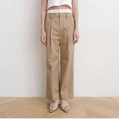 シールームリン　ツイルダブルウエストパンツ
