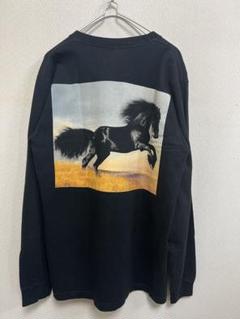 10s シュプリーム　馬　長袖Tシャツ