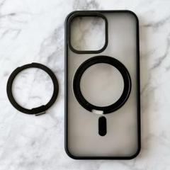 【訳あり】iPhone13Pro クリアケース Magsafe 対応 ブラック