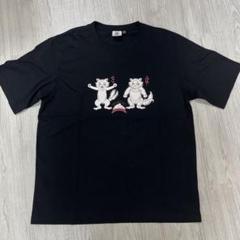 希少美品❤️【石黒亜矢子コラボ】グラニフ Tシャツ 阿吽猫（阿形）黒　Ｍ 2025年最新】石黒亜矢子 グラニフの人気アイテム - メルカリ