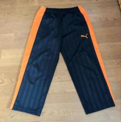 PUMA ストライプジャージ SS ネイビー/オレンジ　Y2K プージャ 美品 90s ヴィンテージ PUMA/プーマ ジャージ/トラック