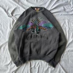 KANSAI MAN 寛斎山本 L相当 デザインニット セーター 刺繍 Kansai Yamamoto - 幻の逸品 最高傑作 衝撃の龍 KANSAI MAN 山本