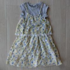 花柄ノースリーブワンピース 140